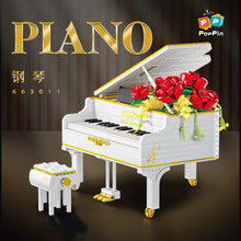 Load image into Gallery viewer, ZG mini Blocks Kids Building Toys DIY Bricks Girls Gift Piano Flowers Puzzle Women Holiday Gift Home Decor 663000 663011