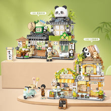 Load image into Gallery viewer, LOZ mini Blocks Kids Building Bricks Boys Toys Puzzle Girls Gift Panda Tea Shop Coffee Bar 1382 1383