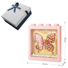 Load image into Gallery viewer, LOZ mini Blocks Kids Building Toys DIY Bricks Butterfly with Lighting Decorative Painting Puzzle Girls Women Gift Home Decor 1960 1961