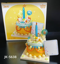 Load image into Gallery viewer, JAKI Blocks Kids Building Toys DIY Bricks Birthday Cake Model Puzzle Home Decor Girls Presents Women Gift 5635 5636 5637 5638 5639