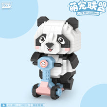 Load image into Gallery viewer, 6pcs/set LOZ mini Blocks Kids Building Toys DIY Bricks Cute Pet Panda Rabbit Puzzle Girls Gift Home Decor 8801 8802 8803 8804 8805 8806