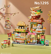 Load image into Gallery viewer, LOZ mini Blocks Kids Building Bricks Boys Toys Puzzle Girls Gift Chinese Snack Bar Lemon Tea Shop Luosifen Store 1294 1295