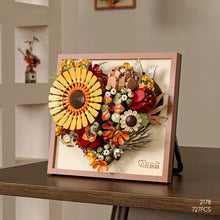 Load image into Gallery viewer, 2176 2177 2178 Kids Building Blocks DIY Bricks Flowers Photo frame desktop decoration Girls Toys Puzzle Women Gift Home Decor