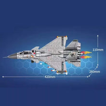 Load image into Gallery viewer, Sembo Block Kids Building Toys Boys Bricks Puzzle Men Gift Chinese Fighter Plane J-15 Model Home Decor 202248