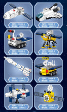 Load image into Gallery viewer, 8pcs/set MINI Blocks Kids Building Toys DIY Bricks 8in1 Space Station Puzzle Boys Gift Home Decor 2211A