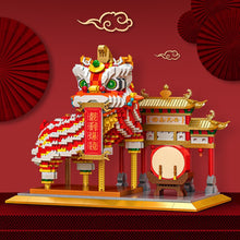Load image into Gallery viewer, YG Mini Blocks Kids Building Toys New Year Gift Puzzle Chinese Style Dancing Lion Home Decor P1181 1182 1183 1188