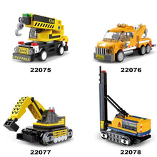 Load image into Gallery viewer, 4pcs/set Decool mini Blocks Kids Building Toys Engineering Vehicle Truck Model Puzzle Boys DIY Bricks Holiday Gift Home Decor 22075 22076 22077 22078