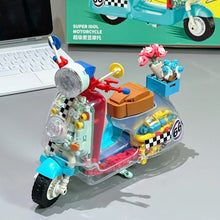 Load image into Gallery viewer, JAKI Blocks Kids Building Toys DIY Bricks Motorbike Vespa Model Puzzle Home Decor Girls Presents Women Gift 8325