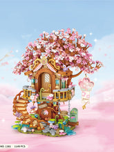 Load image into Gallery viewer, LOZ mini Blocks Kids Building Toys Puzzle Cherry Blossoms Tree House Bricks Girls Gift Home Decor 1381