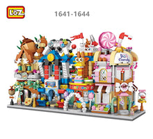 Load image into Gallery viewer, 4pcs/set LOZ mini Street Blocks Kids Building Toys Girls Boys Puzzle Teens Gift