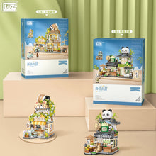 Load image into Gallery viewer, LOZ mini Blocks Kids Building Bricks Boys Toys Puzzle Girls Gift Panda Tea Shop Coffee Bar 1382 1383