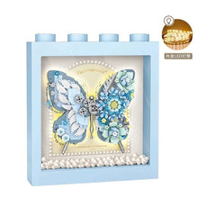 Load image into Gallery viewer, LOZ mini Blocks Kids Building Toys DIY Bricks Butterfly with Lighting Decorative Painting Puzzle Girls Women Gift Home Decor 1960 1961