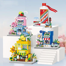 Load image into Gallery viewer, BALODY mini Blocks Kids Building Toys View Street Flower Shop Bricks Girls Women Gift Home Decor 21244 21245 21246 21247