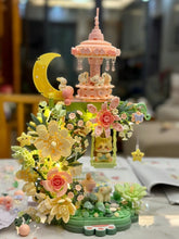 Load image into Gallery viewer, Sembo Blocks Kids Building Toys Girls Flowers Puzzle Carousel Holiday Lover Women Gift Home Decor 611082