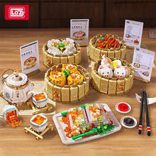 Load image into Gallery viewer, LOZ mini Blocks Kids Building Bricks Boys Toys Puzzle Girls Gift Chinese Food Dim Sum 1260 1261 1262 1263 1264 1265 1266 1267