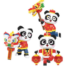 Load image into Gallery viewer, MINI Blocks Kids Building Toys DIY Bricks Lion Panda Puzzle New Year Gift Chinese Presents Home Decor 2733 2734 2735 2744