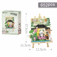 Load image into Gallery viewer, LOZ mini Blocks Kids Building Toys Puzzle Panda Bricks Drawing with Lighting Girls Gift Home Decor 7203 7204 7205 7206