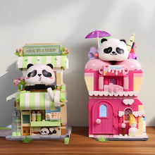 Load image into Gallery viewer, ZHEGAO MINI Blocks Kids Building Toys Boys Girls Gift Panda Store Bricks Puzzle Home Decor 613022 613023 613024 613025
