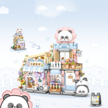 Load image into Gallery viewer, LOZ mini Blocks Kids Building Toys Puzzle Panda House Bricks Foldable Street View Girls Gift Home Decor 7201 7202