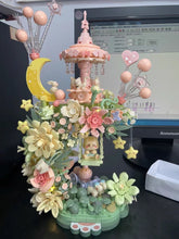 Load image into Gallery viewer, Sembo Blocks Kids Building Toys Girls Flowers Puzzle Carousel Holiday Lover Women Gift Home Decor 611082