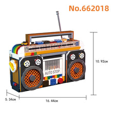 Load image into Gallery viewer, ZHEGAO MINI Blocks Kids Building Bricks Girls Toys Boys Puzzle Television Fridge Washing Machine Recorder Model Home Decor Holiday Gifts 662015 662016 662017 662018