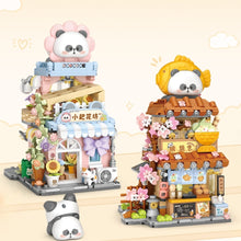 Load image into Gallery viewer, LOZ mini Blocks Kids Building Toys Puzzle Panda House Bricks Foldable Street View Girls Gift Home Decor 7201 7202