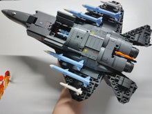 Load image into Gallery viewer, Sembo Block Kids Building Toys Boys Bricks Puzzle Men Gift Chinese Fighter Plane J-35 Model Home Decor 202244