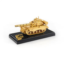 Load image into Gallery viewer, MINI Blocks Kids Building Toys Boys Puzzle Golden Military Bricks Tank Frigate Fighter Plane Missile Vehicles Model Home Decor Men Gifts 66833 66834 66835 66836