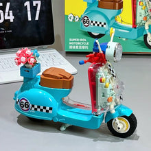 Load image into Gallery viewer, JAKI Blocks Kids Building Toys DIY Bricks Motorbike Vespa Model Puzzle Home Decor Girls Presents Women Gift 8325