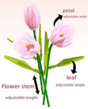 Load image into Gallery viewer, JAKI Blocks Kids Building Toys DIY Bricks Girls Flowers Puzzle Gradient Tulip Home Decor Women Gift 29311 29312 29315 29316