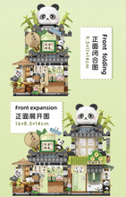 Load image into Gallery viewer, LOZ mini Blocks Kids Building Bricks Boys Toys Puzzle Girls Gift Panda Tea Shop Coffee Bar 1382 1383