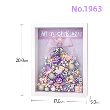 Load image into Gallery viewer, LOZ mini Blocks Kids Building Toys Christmas Photo Frame Holiday Gifts Decorative Painting Bricks Puzzle With Lighting Christmas Tree Home Decor 1962 1963