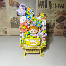 Load image into Gallery viewer, LOZ mini Blocks Kids Building Toys Drawing Painting Girls Gift Panda Bricks Puzzle With Lighting Home Decor 1301 1302