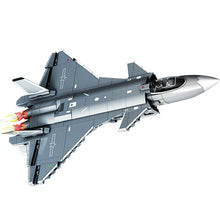 Load image into Gallery viewer, Sembo Block Kids Building Toys Boys Bricks Puzzle Men Gift Chinese Fighter Plane J-20 Model Home Decor 202241