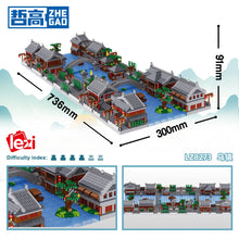 Load image into Gallery viewer, 6518pcs Lezi mini Blocks Kids Building Toys DIY Bricks Puzzle Wuzhen Home Decor Gift 8273