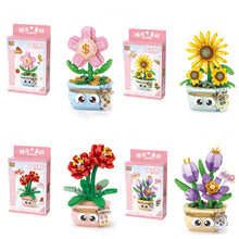 Load image into Gallery viewer, LOZ mini Blocks Kids Building Toys DIY Bricks Sweet Flowers Pot Plants Puzzle Girls Gift Home Decor 8839 8840 8841 8842