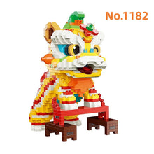 Load image into Gallery viewer, YG Mini Blocks Kids Building Toys New Year Gift Puzzle Chinese Style Dancing Lion Home Decor P1181 1182 1183 1188