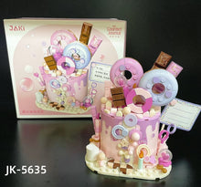 Load image into Gallery viewer, JAKI Blocks Kids Building Toys DIY Bricks Birthday Cake Model Puzzle Home Decor Girls Presents Women Gift 5635 5636 5637 5638 5639