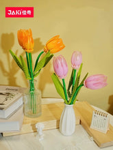 Load image into Gallery viewer, JAKI Blocks Kids Building Toys DIY Bricks Girls Flowers Puzzle Gradient Tulip Home Decor Women Gift 29311 29312 29315 29316