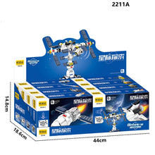 Load image into Gallery viewer, 8pcs/set MINI Blocks Kids Building Toys DIY Bricks 8in1 Space Station Puzzle Boys Gift Home Decor 2211A