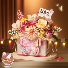 Load image into Gallery viewer, LOZ mini Blocks Kids Building Toys Bricks Butterfly Flowers Holiday Gifts Decorative Puzzle With Lighting  Presents Home Decor 1967 1968