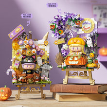 Load image into Gallery viewer, LOZ mini Blocks Kids Building Toys Drawing Painting Girls Gift Halloween Bricks Puzzle With Lighting Home Decor 4115 4116