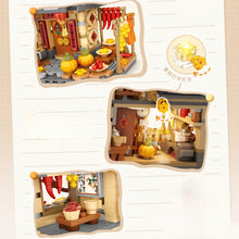 Load image into Gallery viewer, LOZ mini Blocks Kids Building Toys Puzzle Autumn House Bricks With Lighting Girls Gift Home Decor 1379