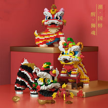 Load image into Gallery viewer, YG Mini Blocks Kids Building Toys New Year Gift Puzzle Chinese Style Dancing Lion Home Decor P1181 1182 1183 1188