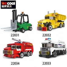 Load image into Gallery viewer, 4pcs/set Decool mini Blocks Kids Building Toys Car Model Puzzle Boys DIY Bricks Holiday Gift Home Decor 22031 22032 22033 22034