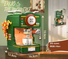 Load image into Gallery viewer, ZHEGAO MINI Blocks Kids Building Bricks Girls Toys Boys Puzzle Projector, Camera, Telephone, Coffee Machine Model Home Decor Holiday Gifts 662040-662043