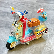 Load image into Gallery viewer, JAKI Blocks Kids Building Toys DIY Bricks Motorbike Vespa Model Puzzle Home Decor Girls Presents Women Gift 8325