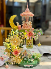 Load image into Gallery viewer, Sembo Blocks Kids Building Toys Girls Flowers Puzzle Carousel Holiday Lover Women Gift Home Decor 611082