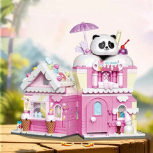 Load image into Gallery viewer, ZHEGAO MINI Blocks Kids Building Toys Boys Girls Gift Panda Store Bricks Puzzle Home Decor 613022 613023 613024 613025