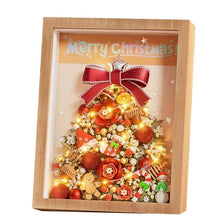 Load image into Gallery viewer, LOZ mini Blocks Kids Building Toys Christmas Photo Frame Holiday Gifts Decorative Painting Bricks Puzzle With Lighting Christmas Tree Home Decor 1962 1963